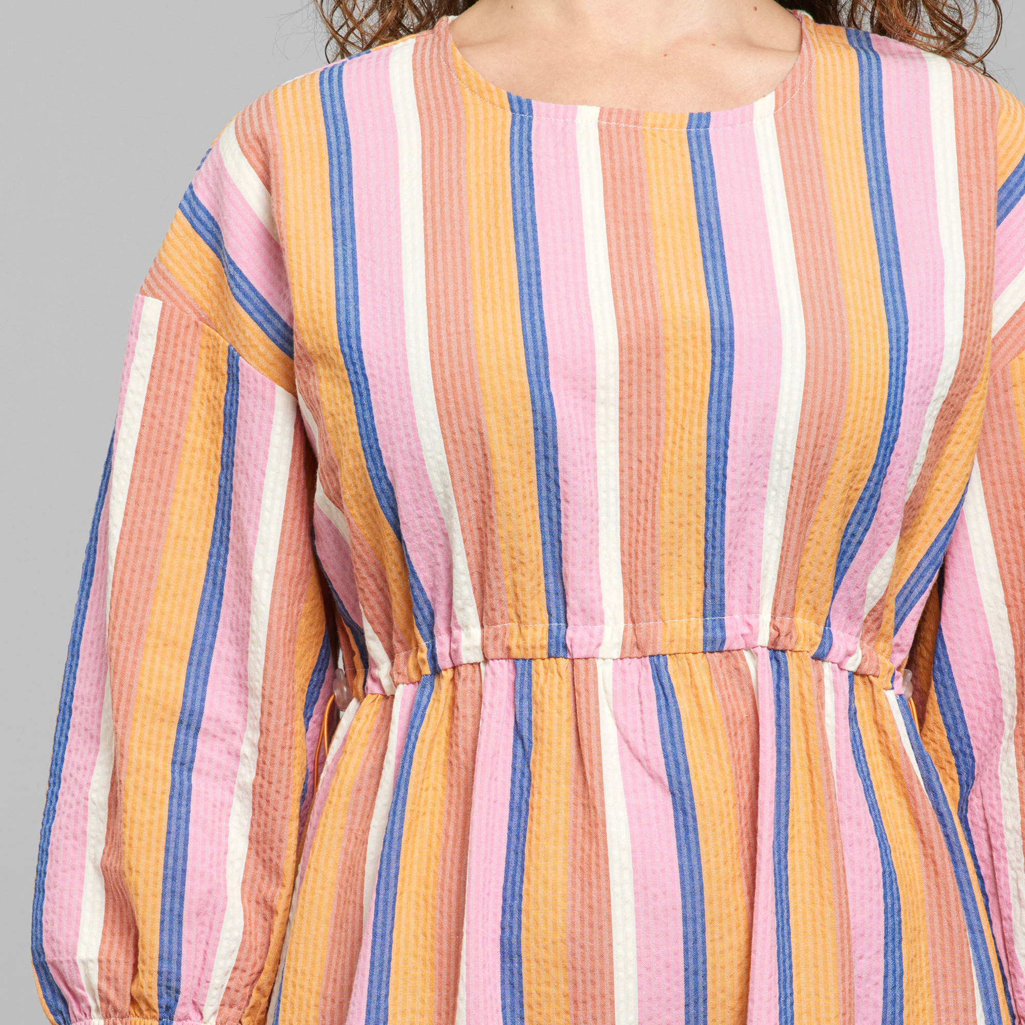 Dedicated  Kleid Fejan Stripe Multi Color