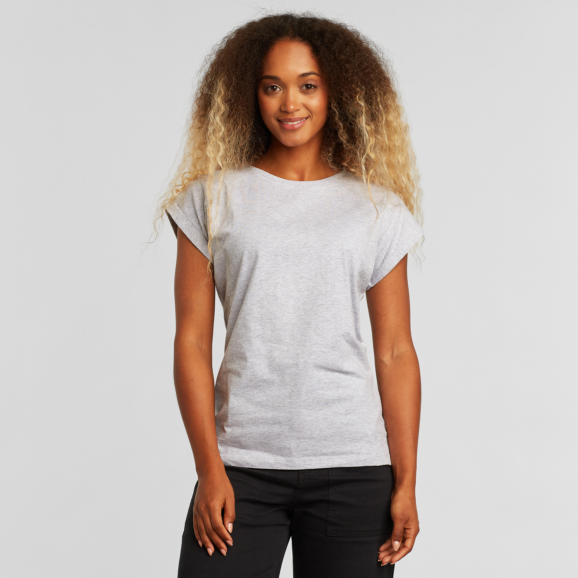 Dedicated T-Shirt Visby Base Farbe: grey melange