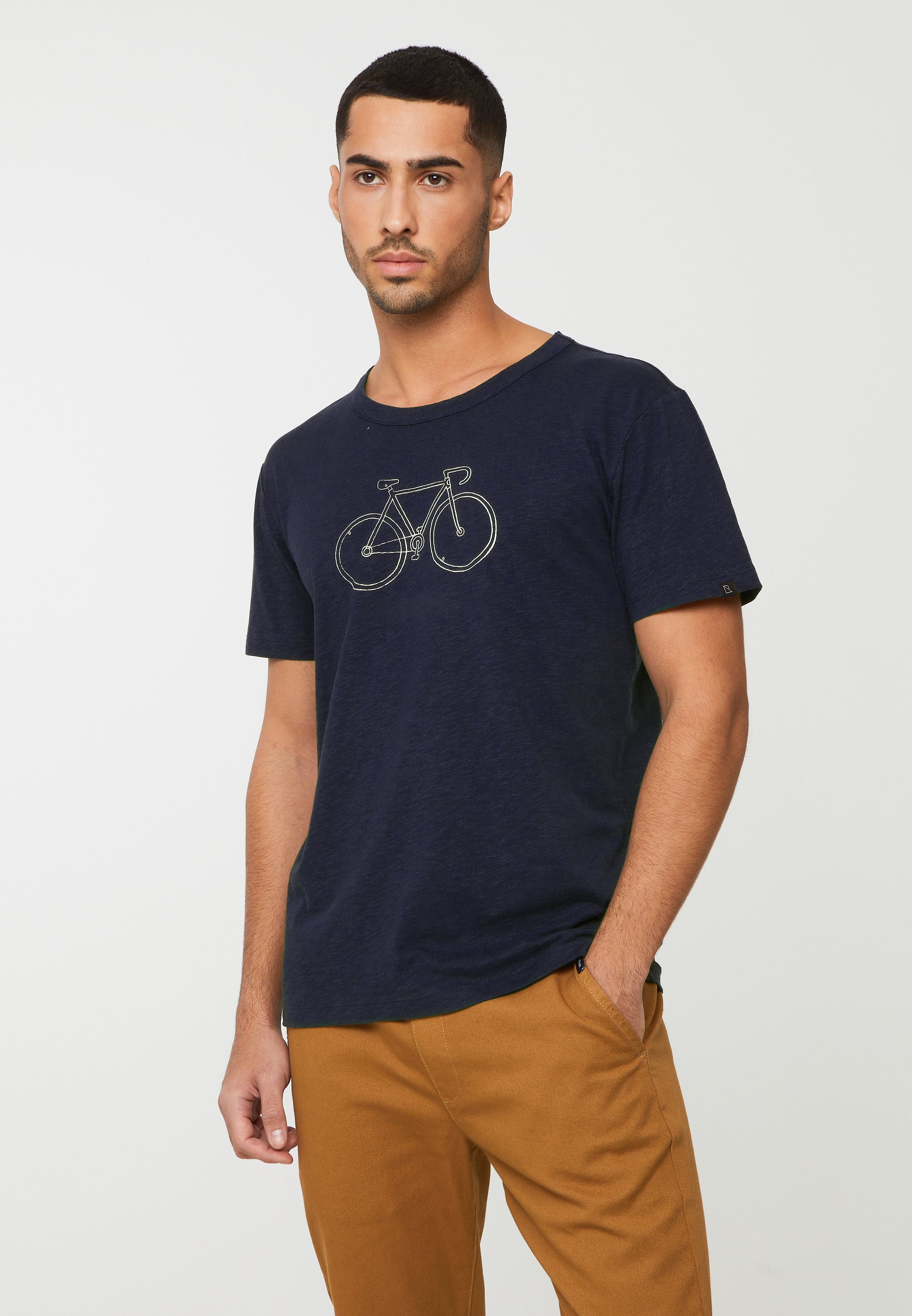 recolution T-Shirt BAY SIMPLE BIKE Farbe: dark navy