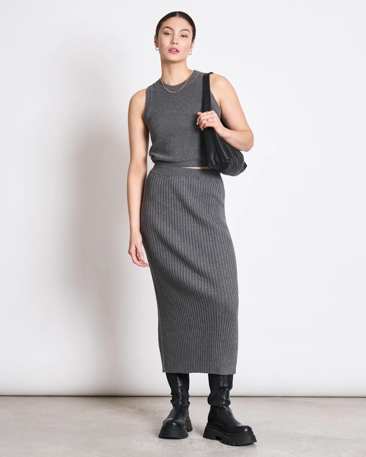 JAN 'N JUNE Skirt Ebba Farbe: dark grey