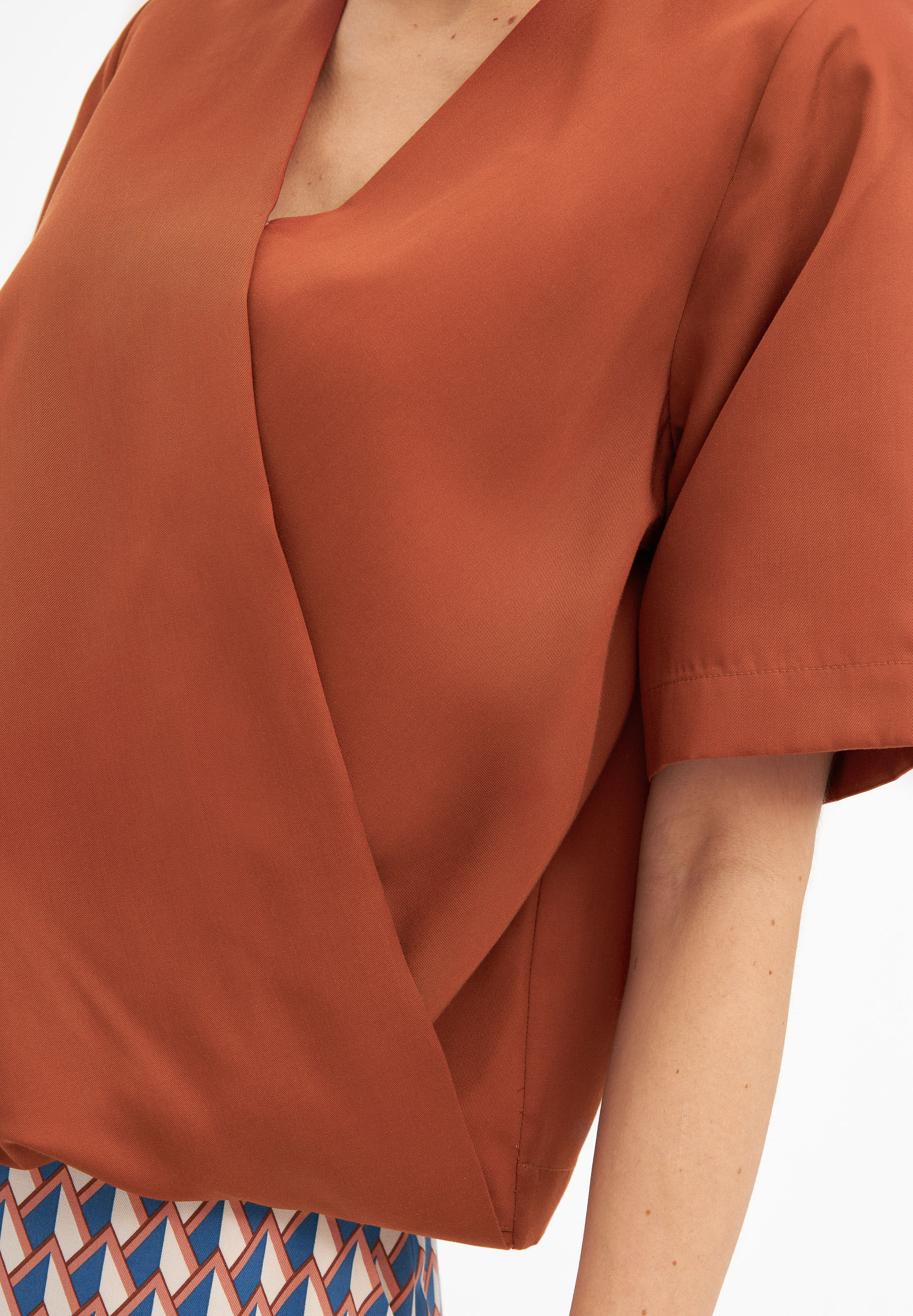 Givn Berlin  Bluse Misha Farbe: Terracotta (Refibra)