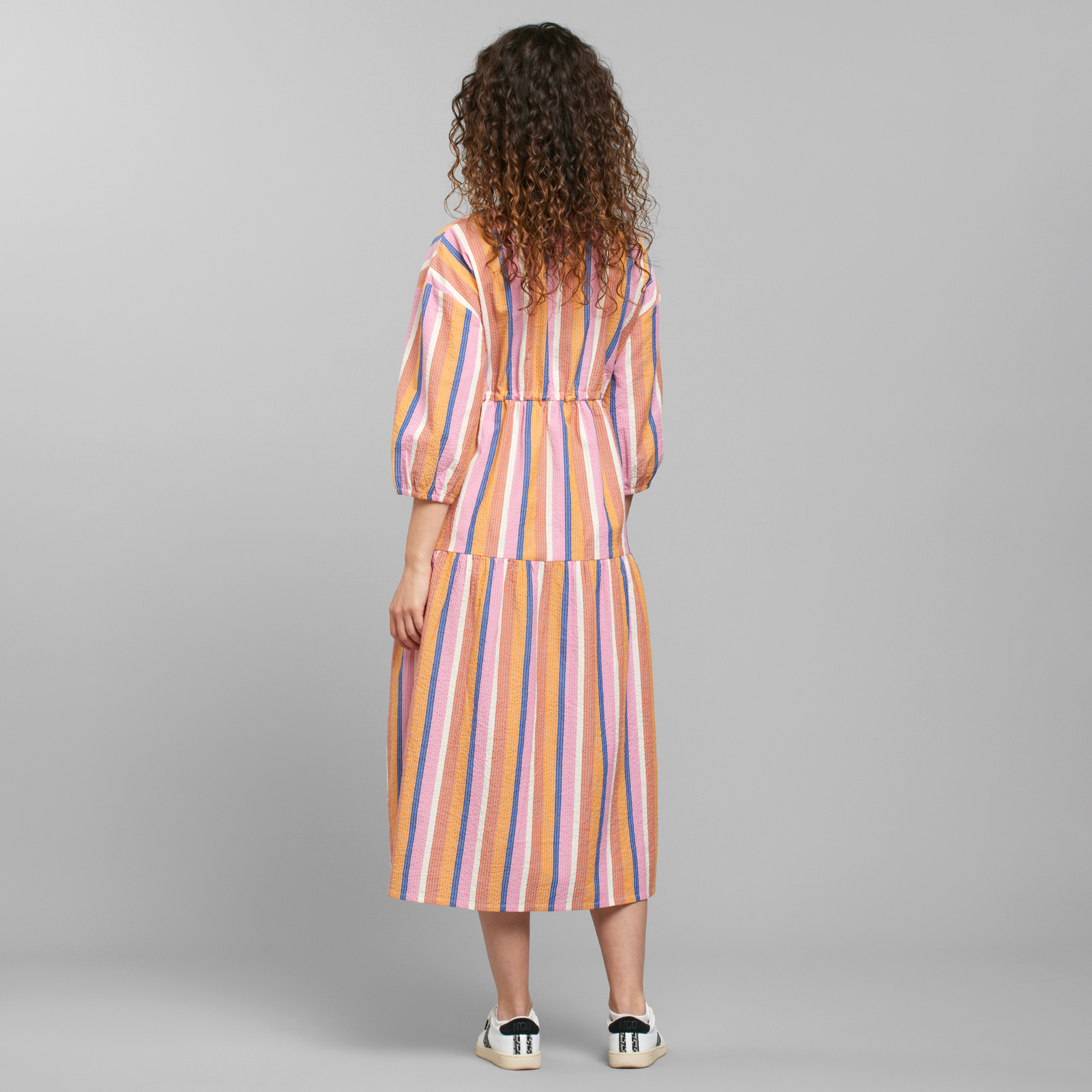 Dedicated  Kleid Fejan Stripe Multi Color
