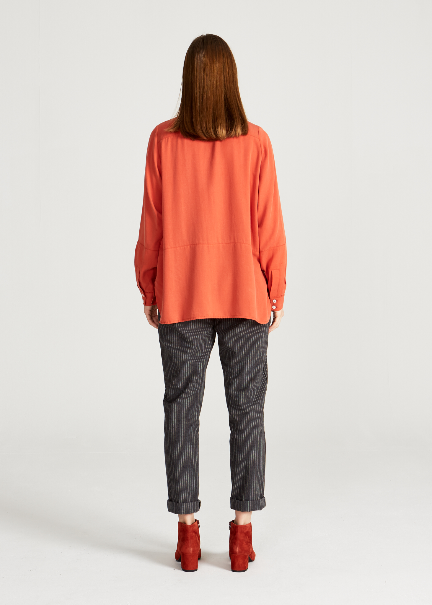 GIVN Berlin Ivy Blouse Farbe: Dark Coral (Tencel)