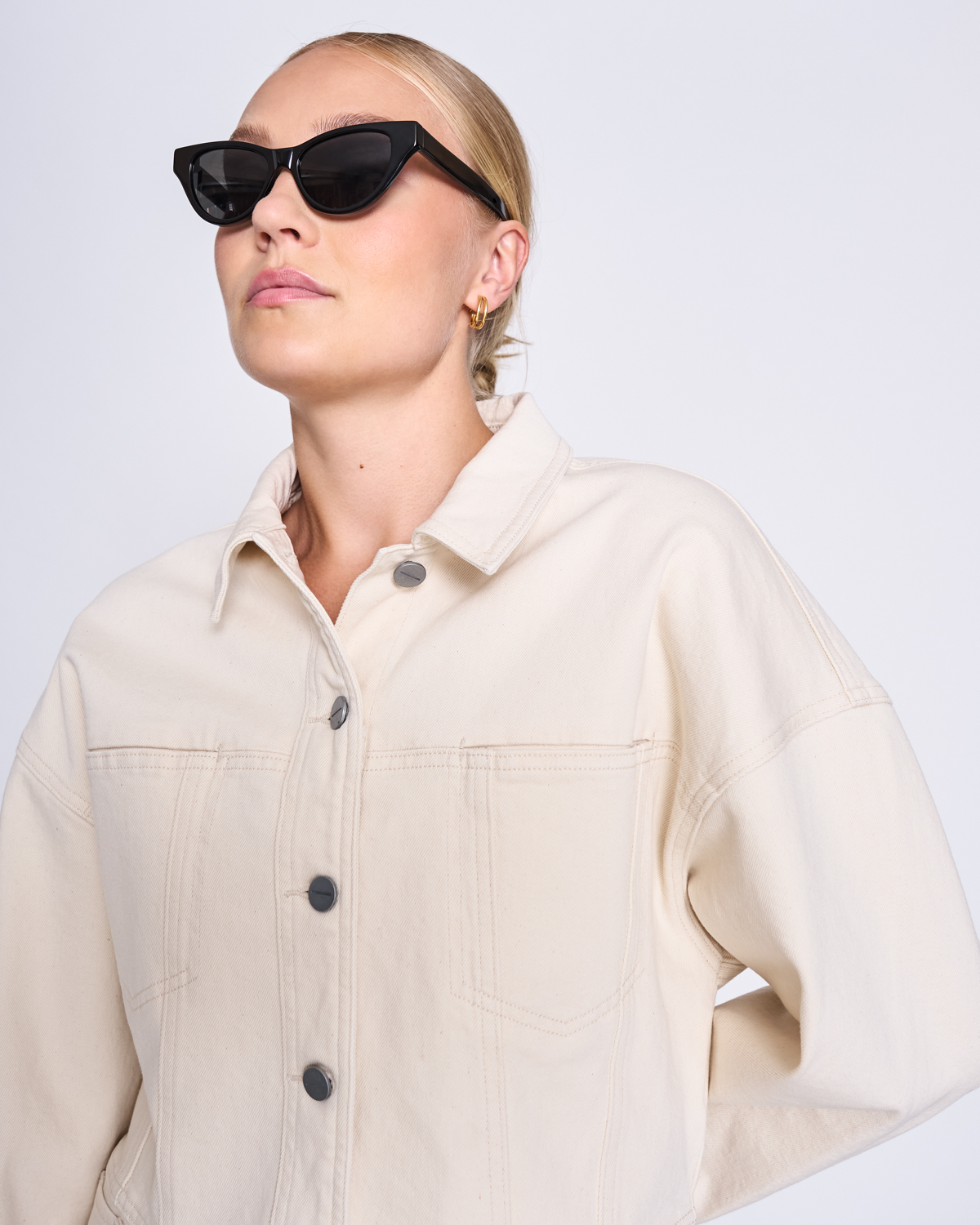JAN ’N JUNE Denim Jacket ARIA Farbe: Ecru