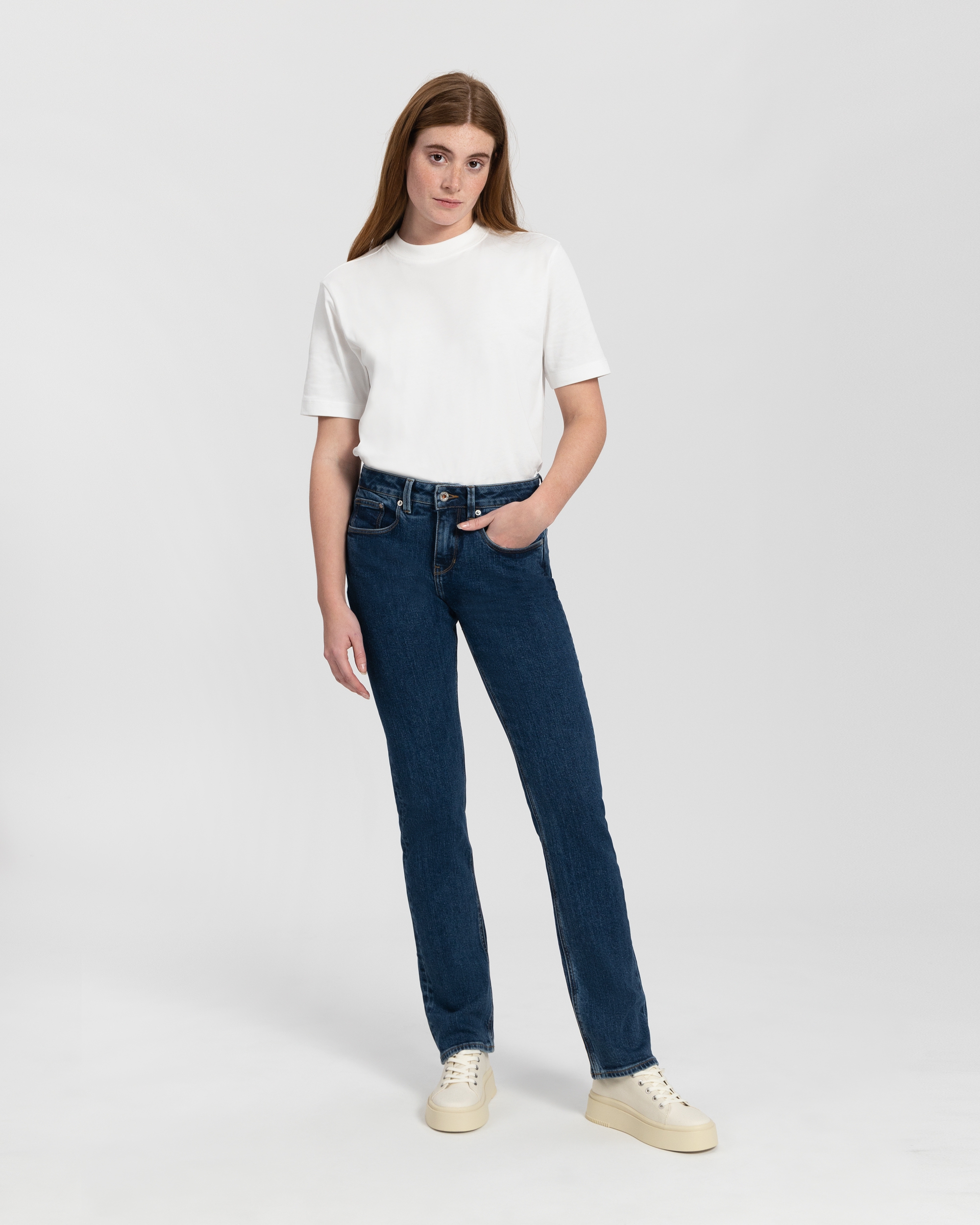 KUYICHI Jeans Sara Straight Farbe: blue/forever