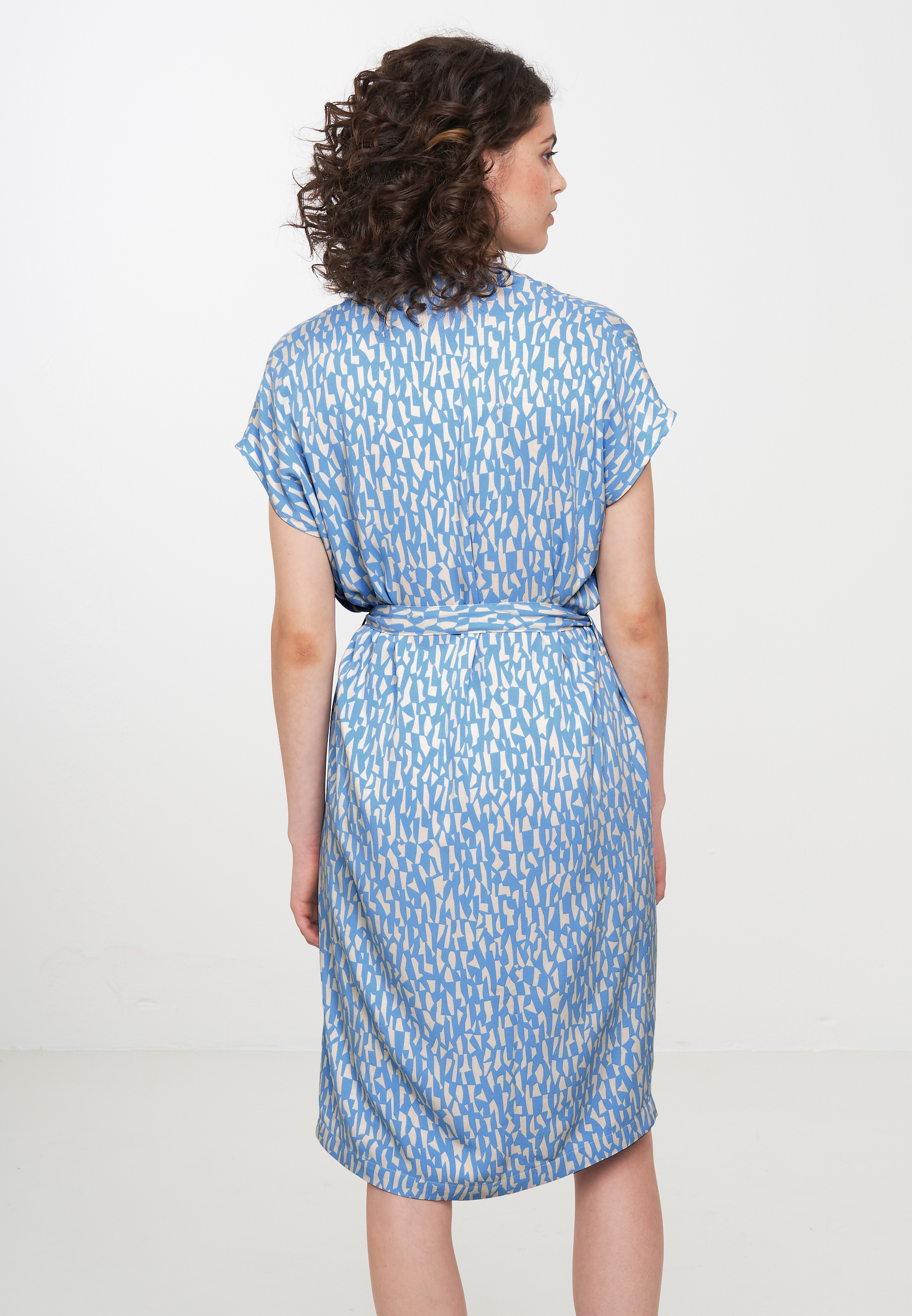 recolution  Dress YUNNAN SNIPPETS fjord blue