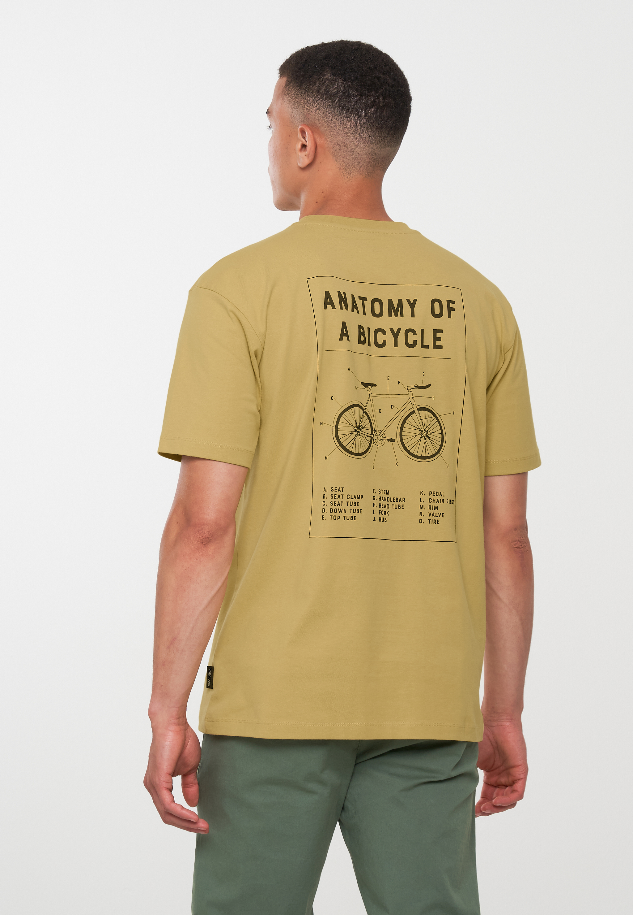 recolution  T-Shirt APOSERIS BICYCLE hops yellow