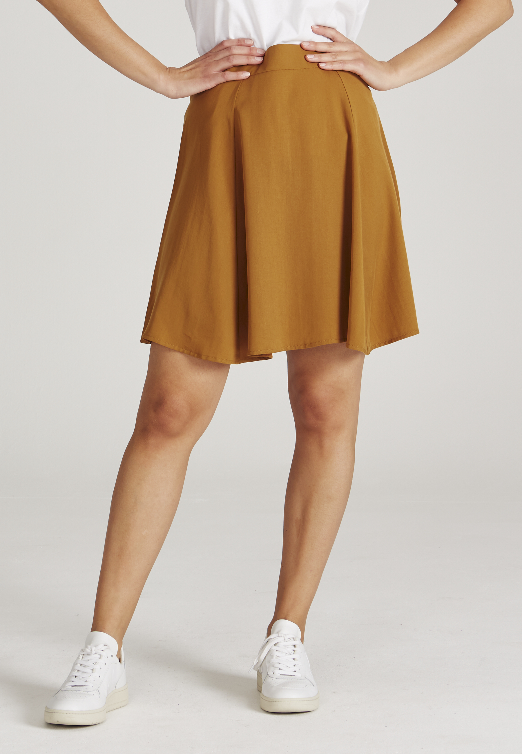 GIVN Berlin Abby Skirt Farbe: Rubber Brown (Tencel)