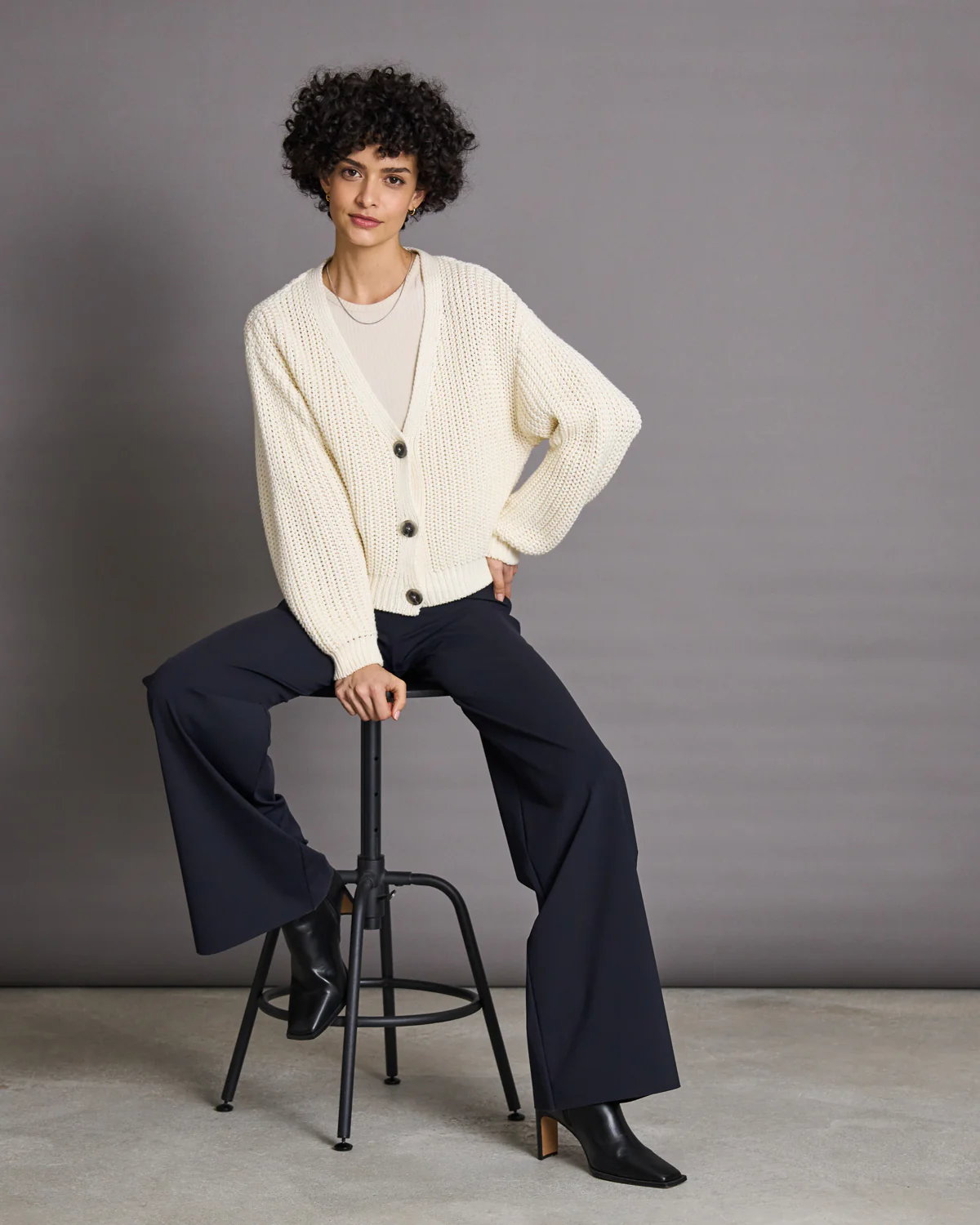 JAN 'N JUNE Cardigan LENA Farbe: offwhite