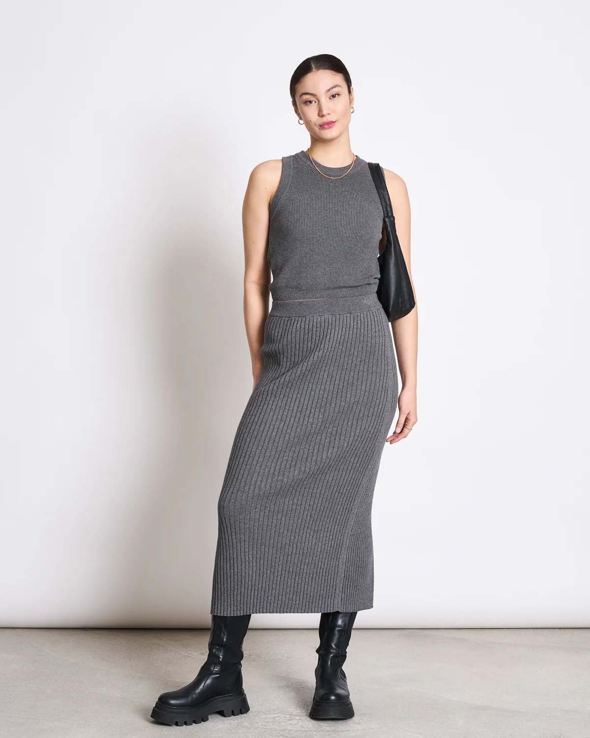 JAN 'N JUNE Skirt Ebba Farbe: dark grey