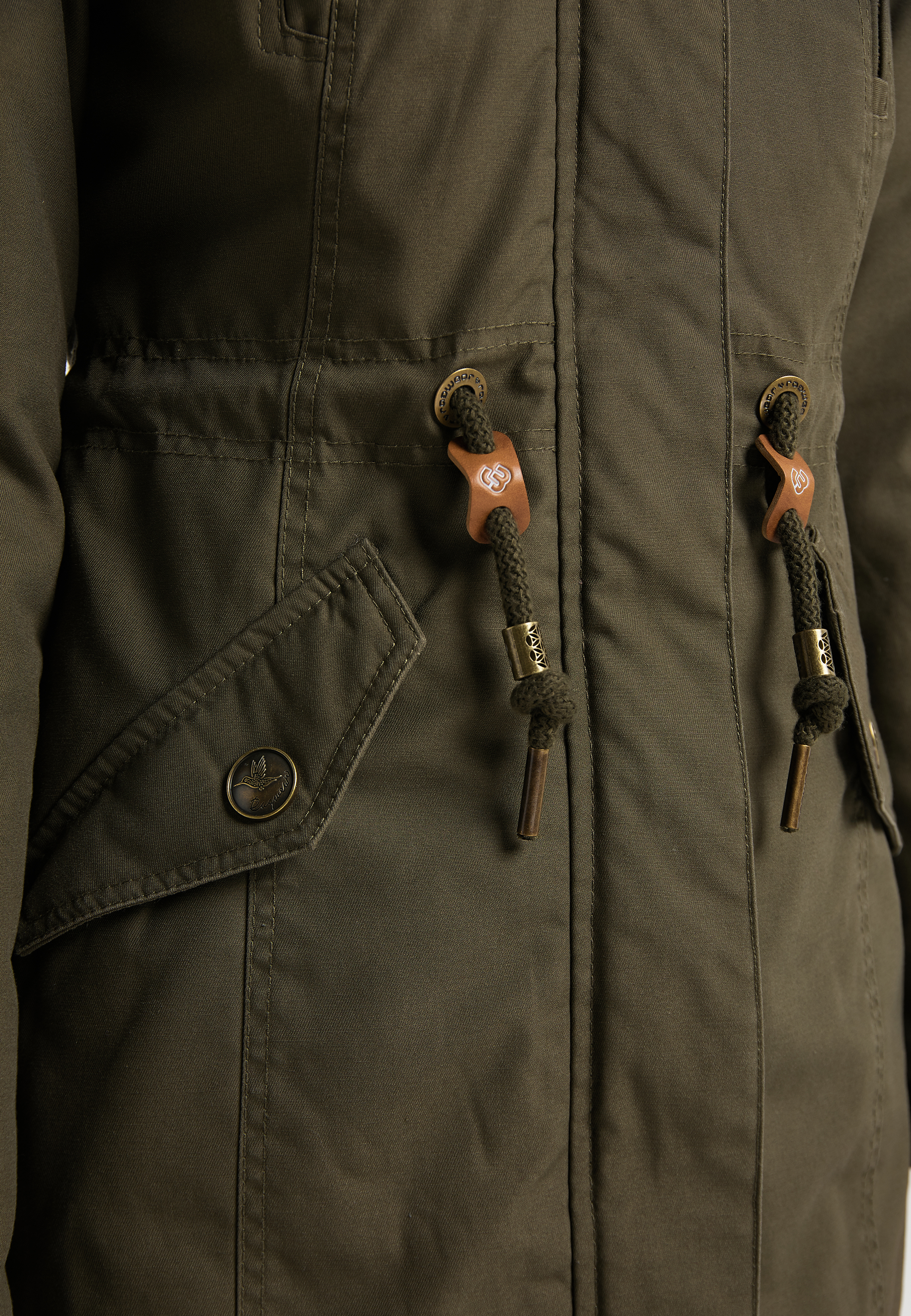 ragwear Wintermantel ELSIE Farbe: olive