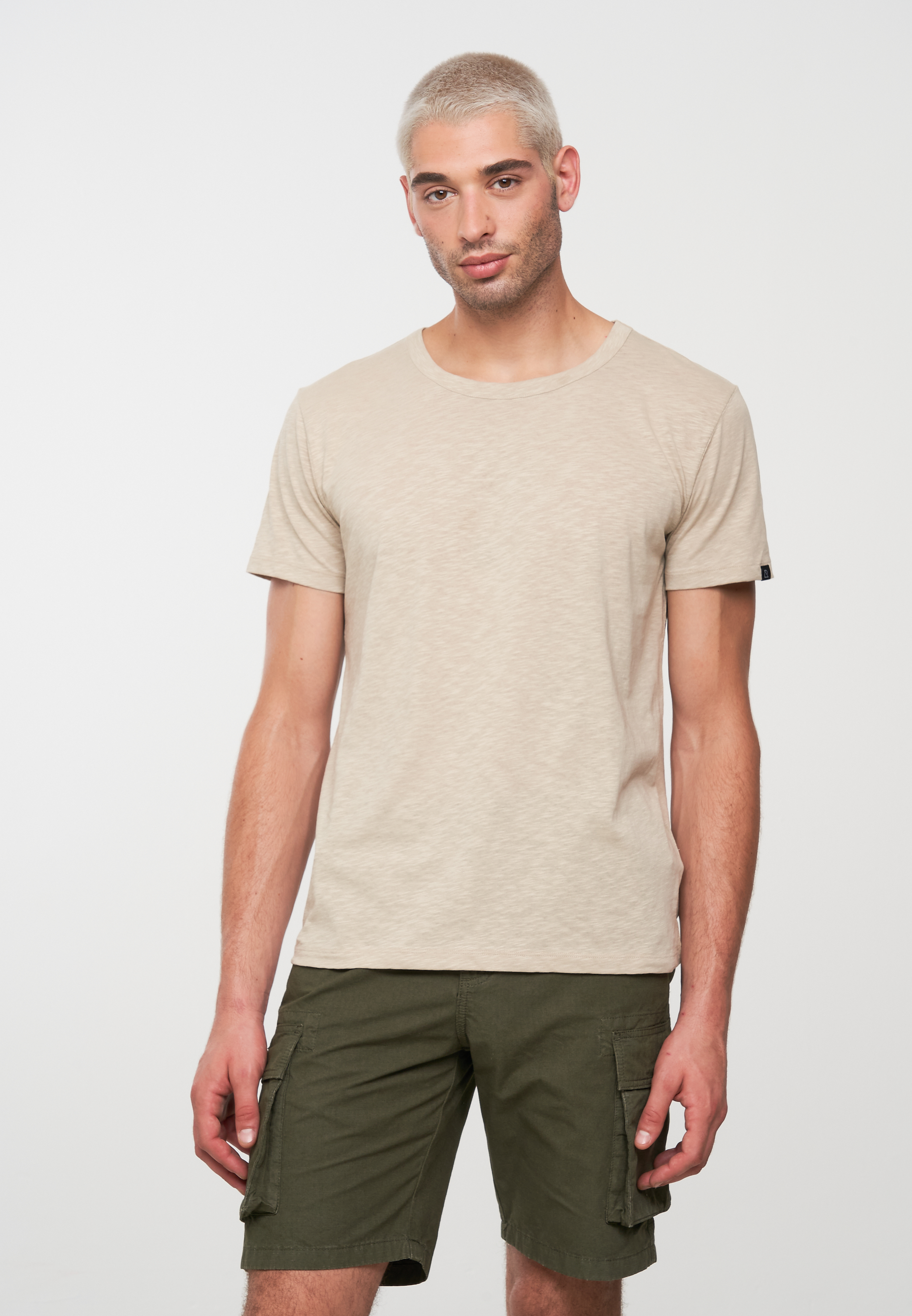 recolution  T-Shirt BAY taupe grey