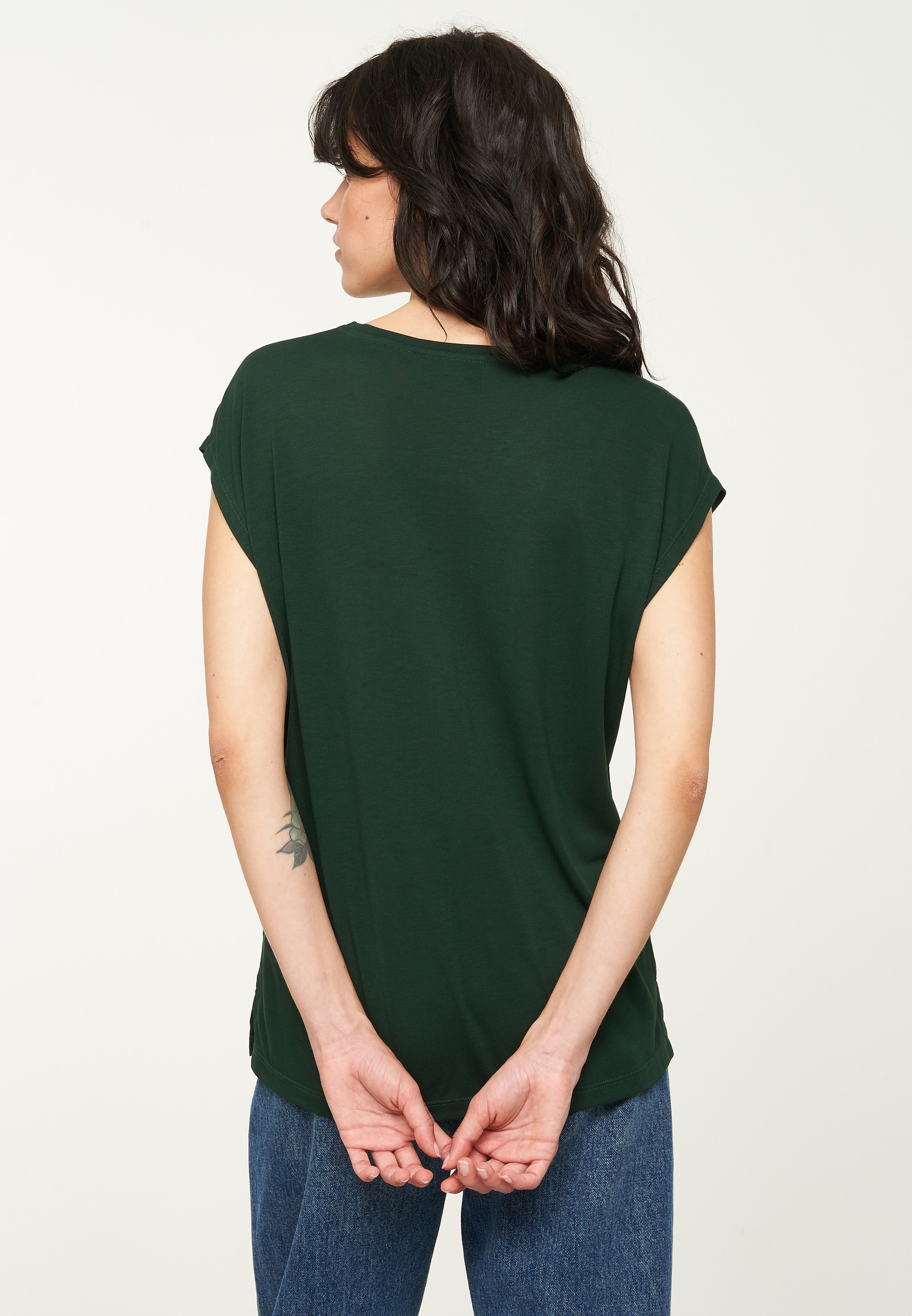recolution T-Shirt MITHILA Farbe: dark green