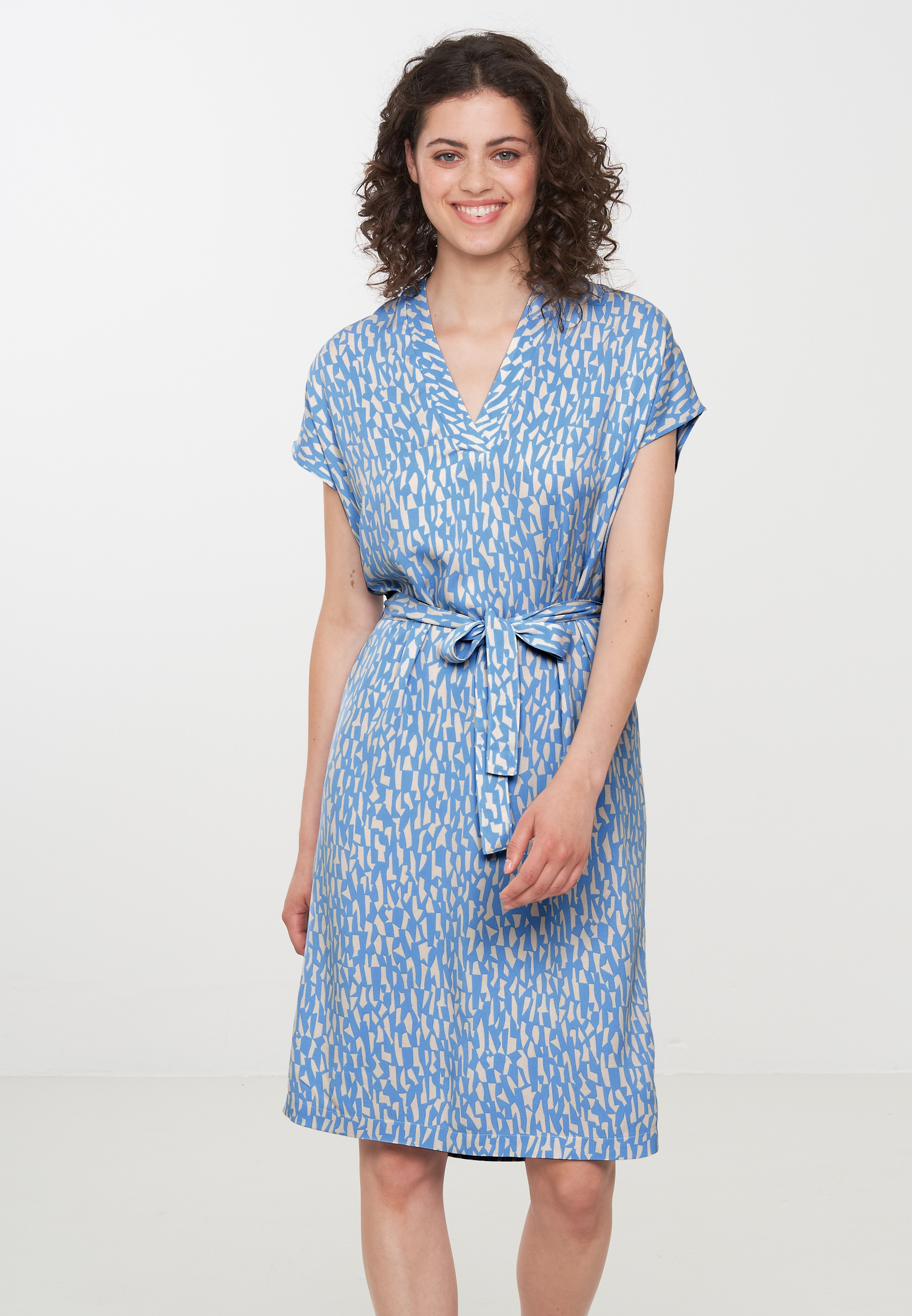 recolution  Dress YUNNAN SNIPPETS fjord blue