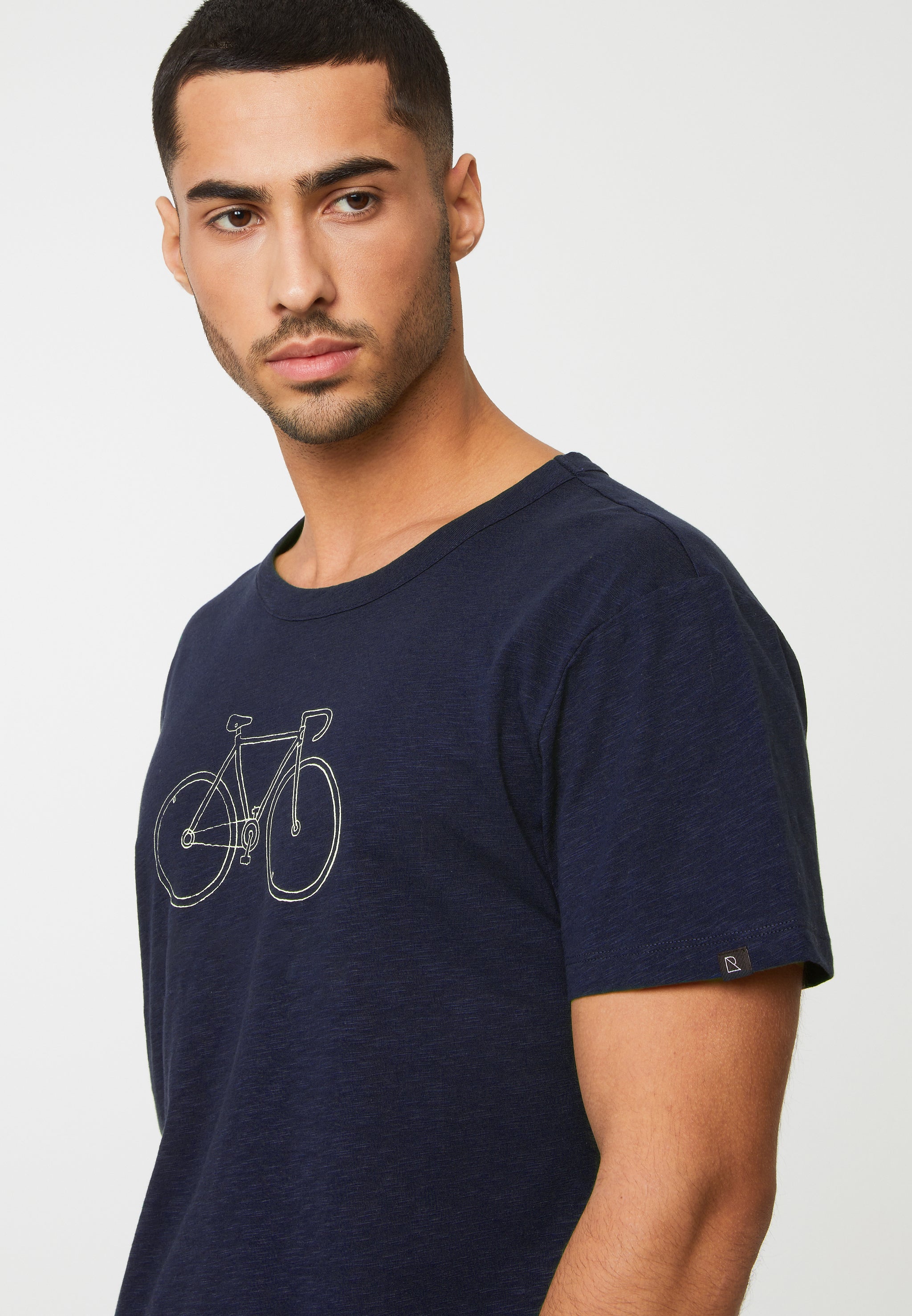 recolution T-Shirt BAY SIMPLE BIKE Farbe: dark navy