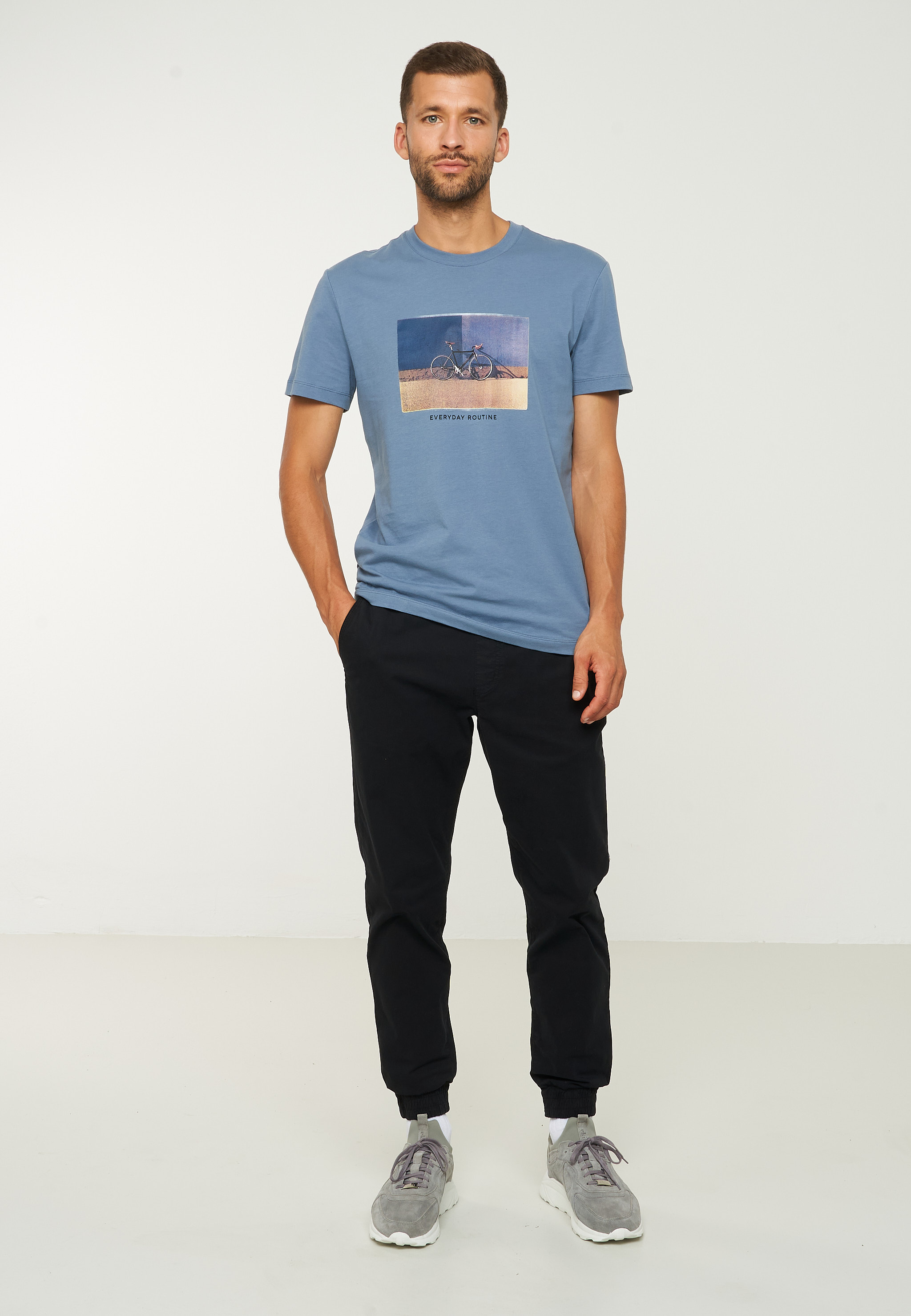 recolution T-Shirt AGAVE BIKE WALL Farbe: dark arctic blue