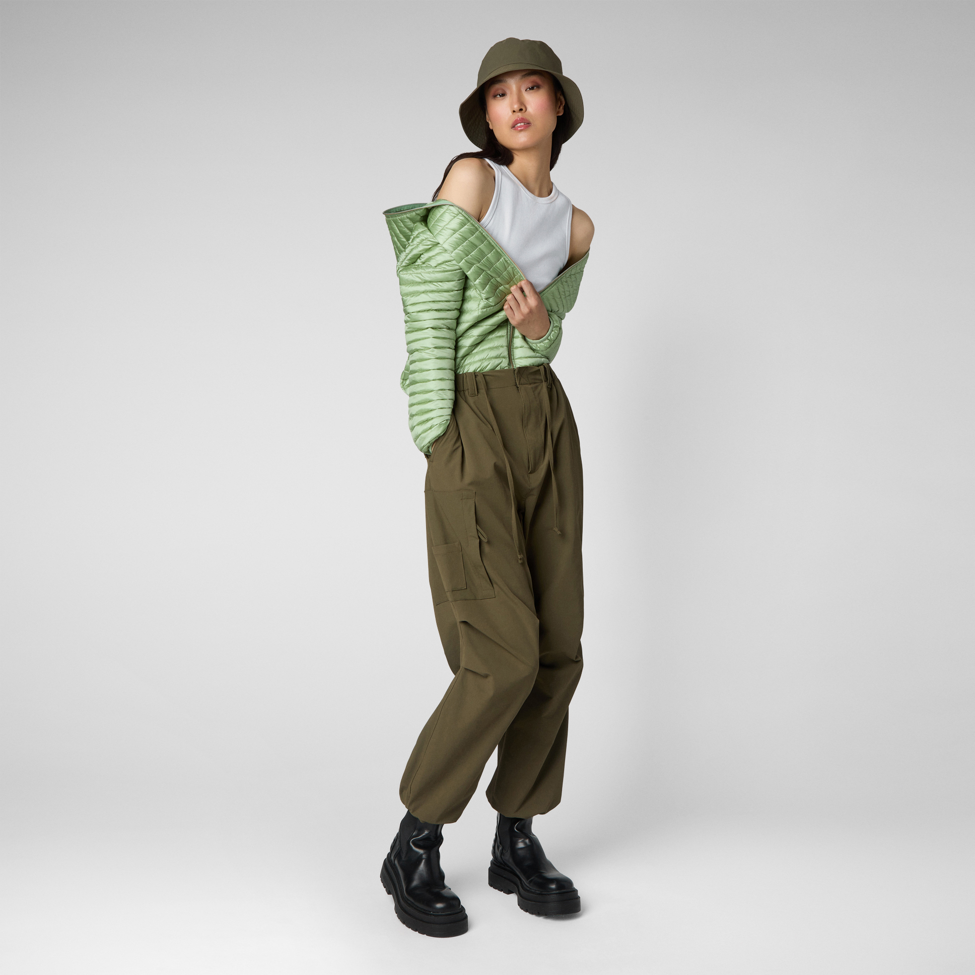 Save the Duck  STEPPJACKE Dizy Farbe: Mint