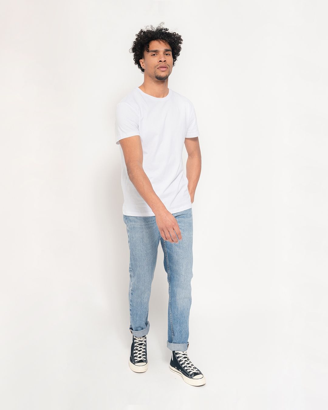 Kuyichi  Basic T-Shirt BUCKLEY WHITE