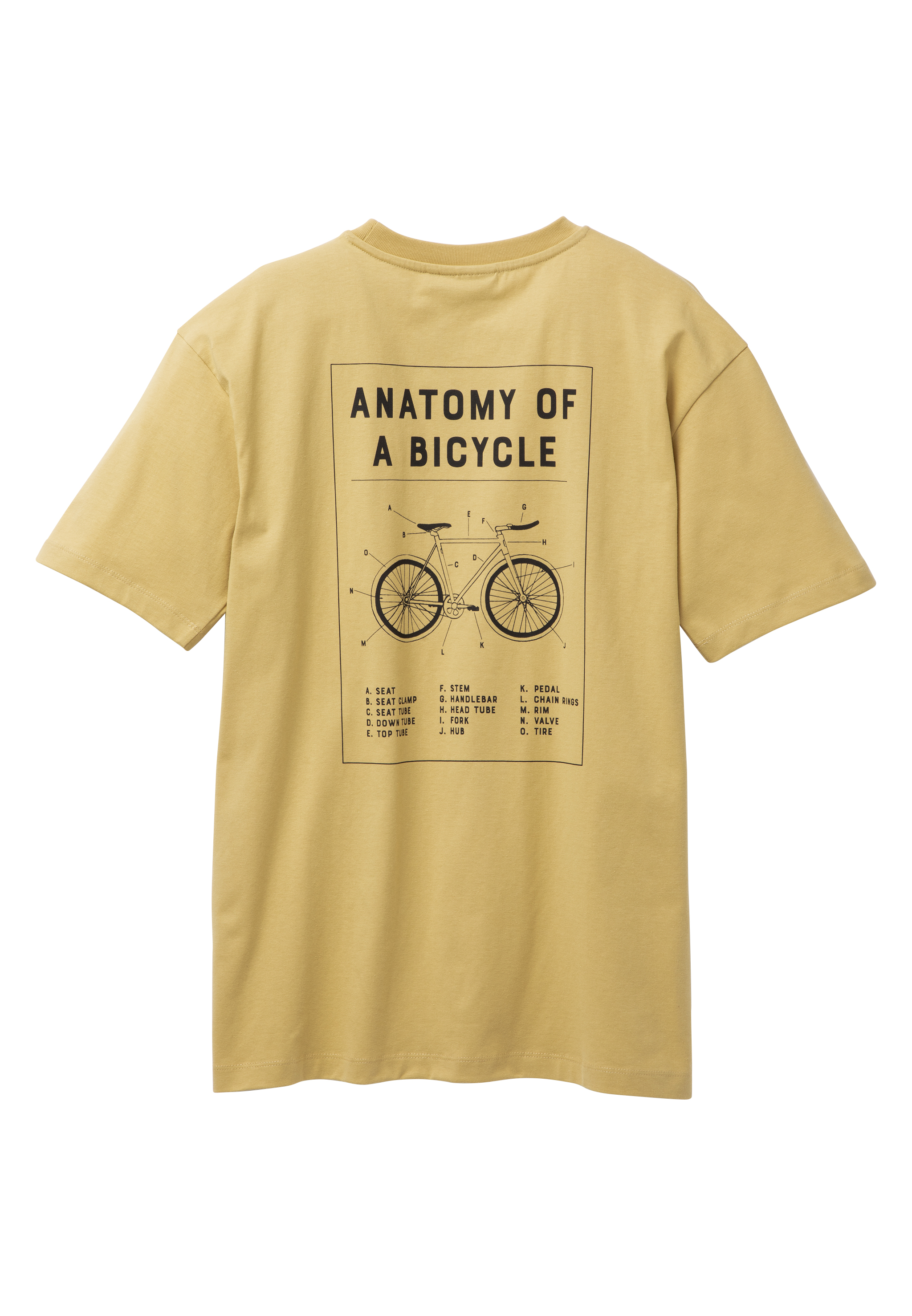 recolution  T-Shirt APOSERIS BICYCLE hops yellow