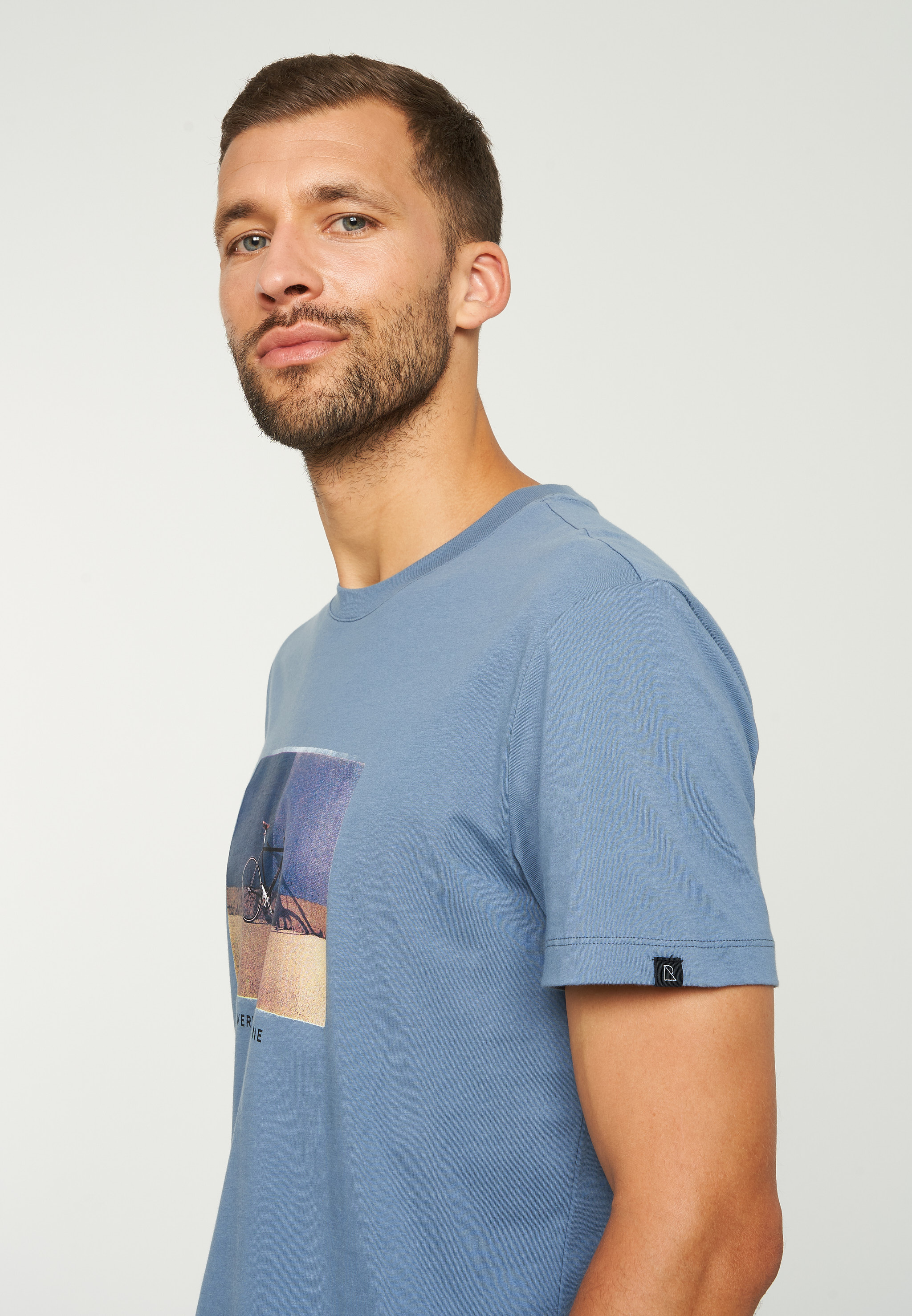 recolution T-Shirt AGAVE BIKE WALL Farbe: dark arctic blue
