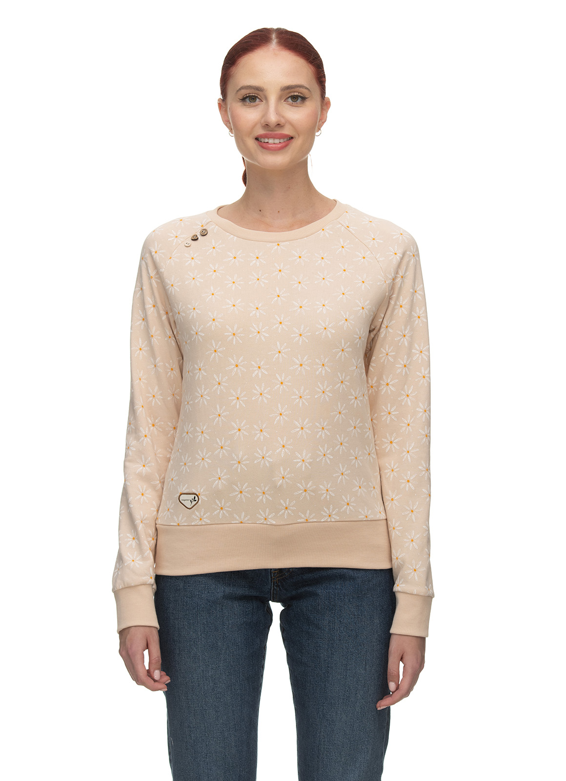 ragwear  SWEATSHIRT JOHANKA ORGANIC Farbe: BEIGE