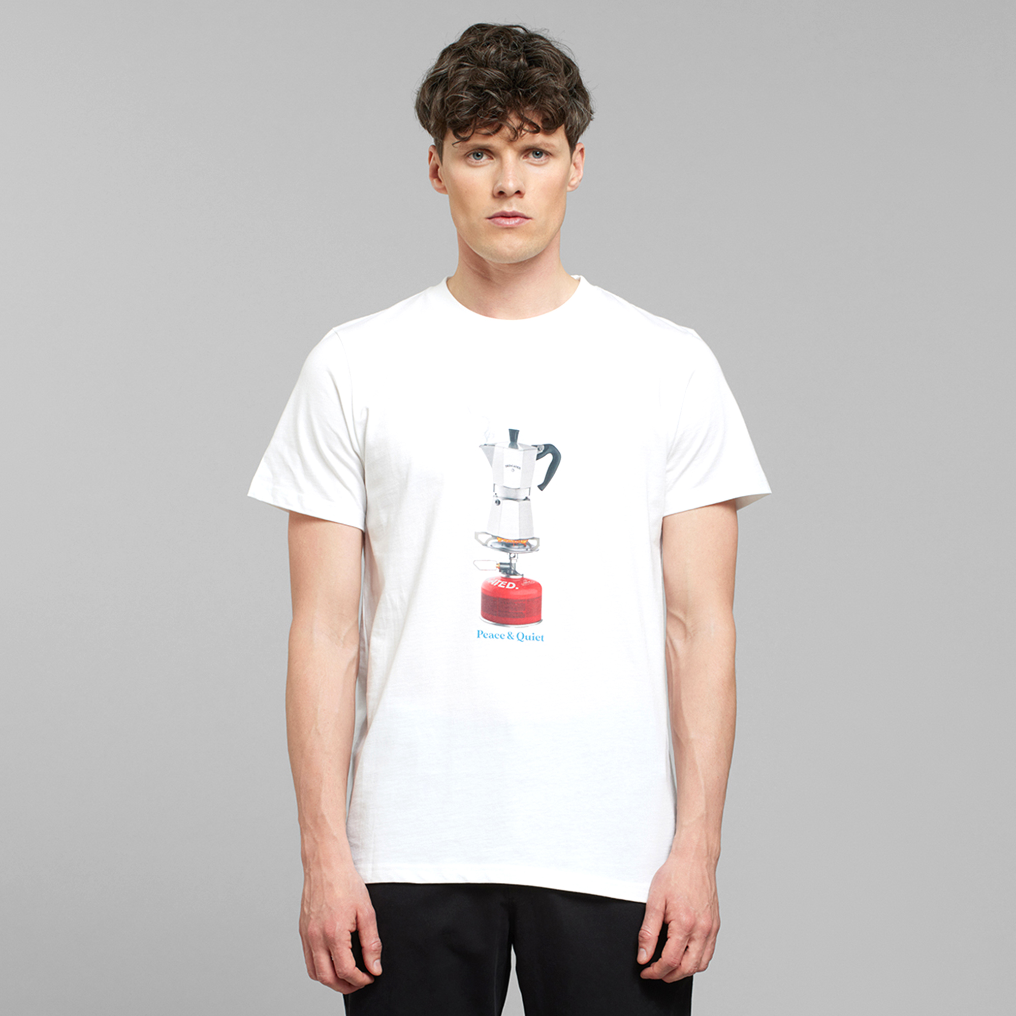 Dedicated  T-Shirt Stockholm Boiling Coffee White