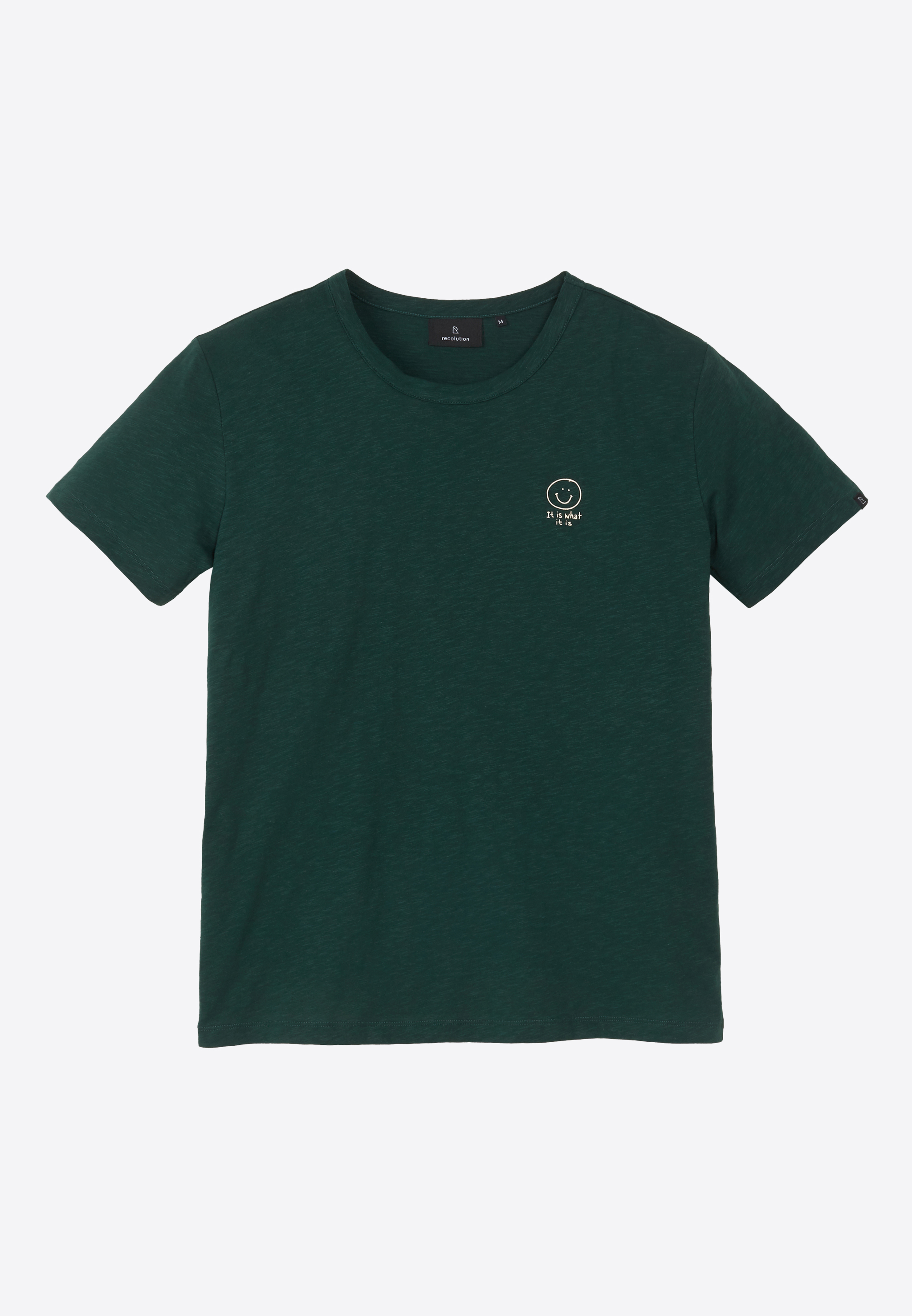 recolution T-Shirt BAY NEW SMILEY Farbe: dark green