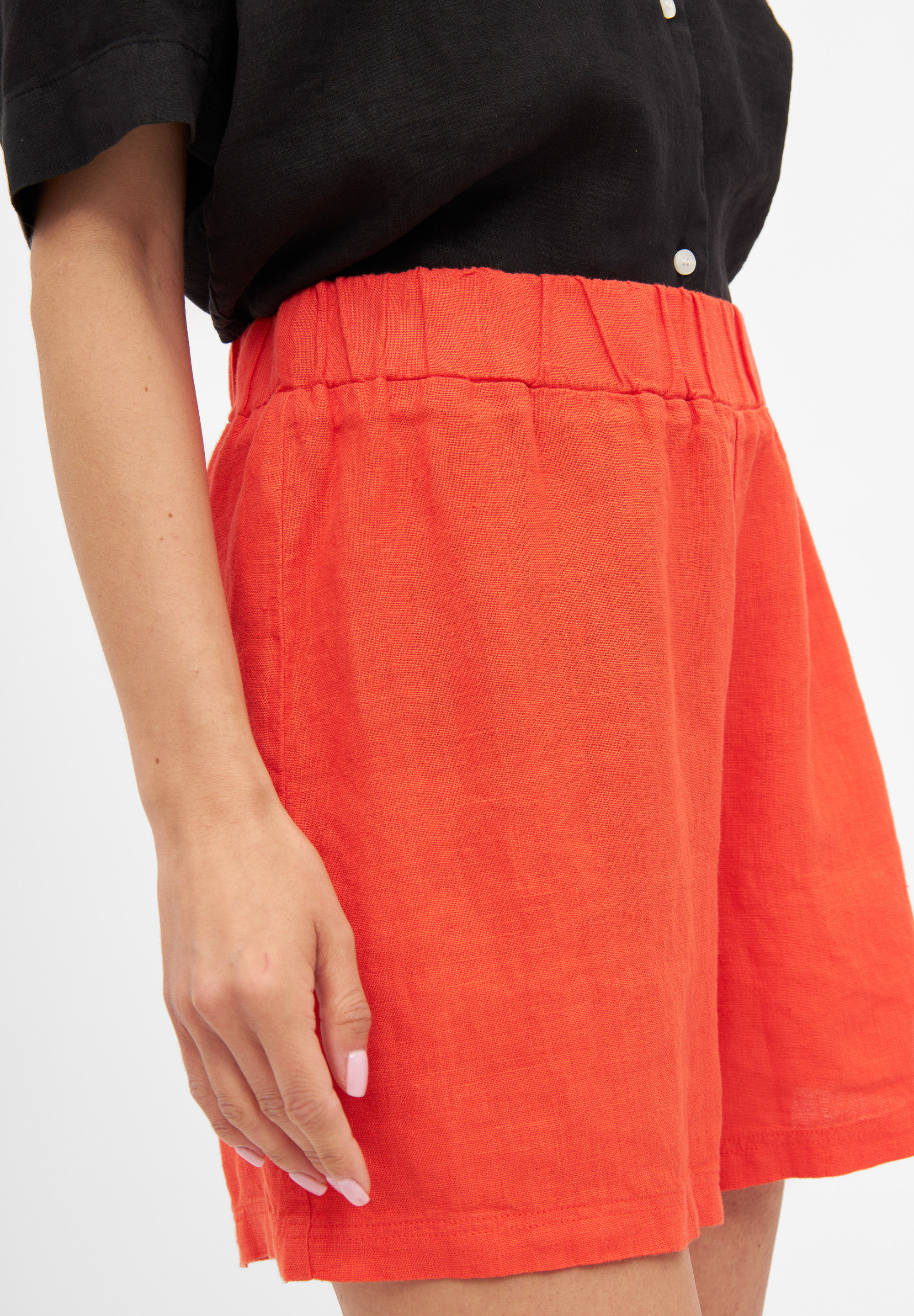 Givn Berlin  Shorts Cleo Farbe: Sunset Orange (Linen)