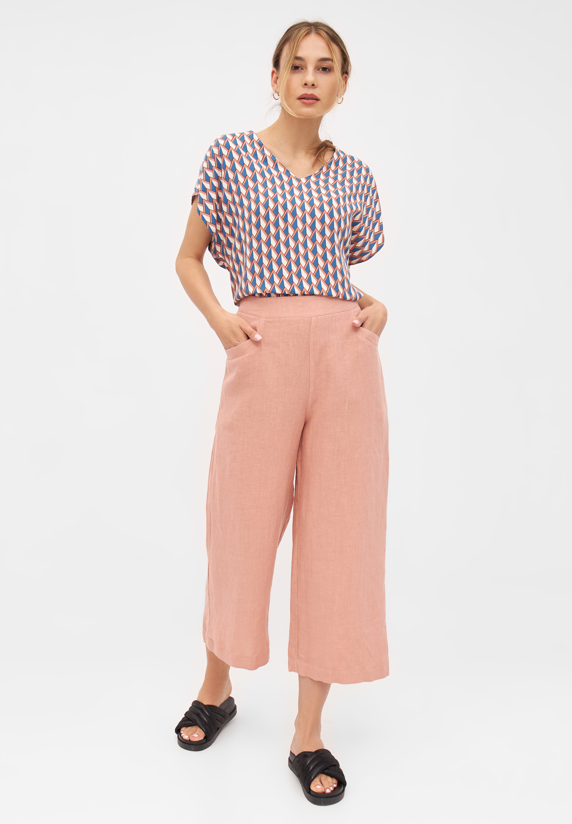 Givn Berlin Hose Fay Farbe: Desert Peach (Linen)