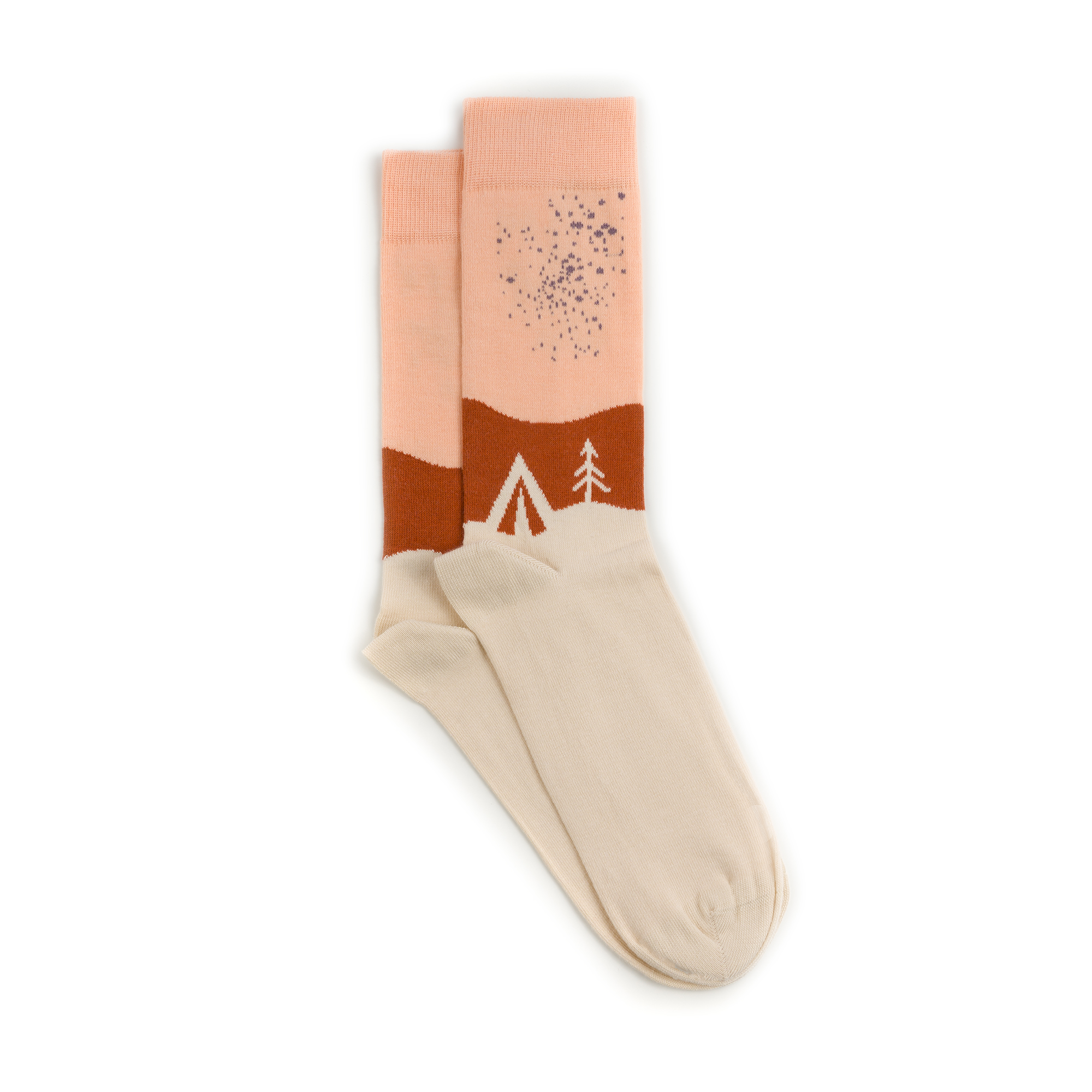 BleedUnisex Millionstarhotel Socken Orange/ Beige 