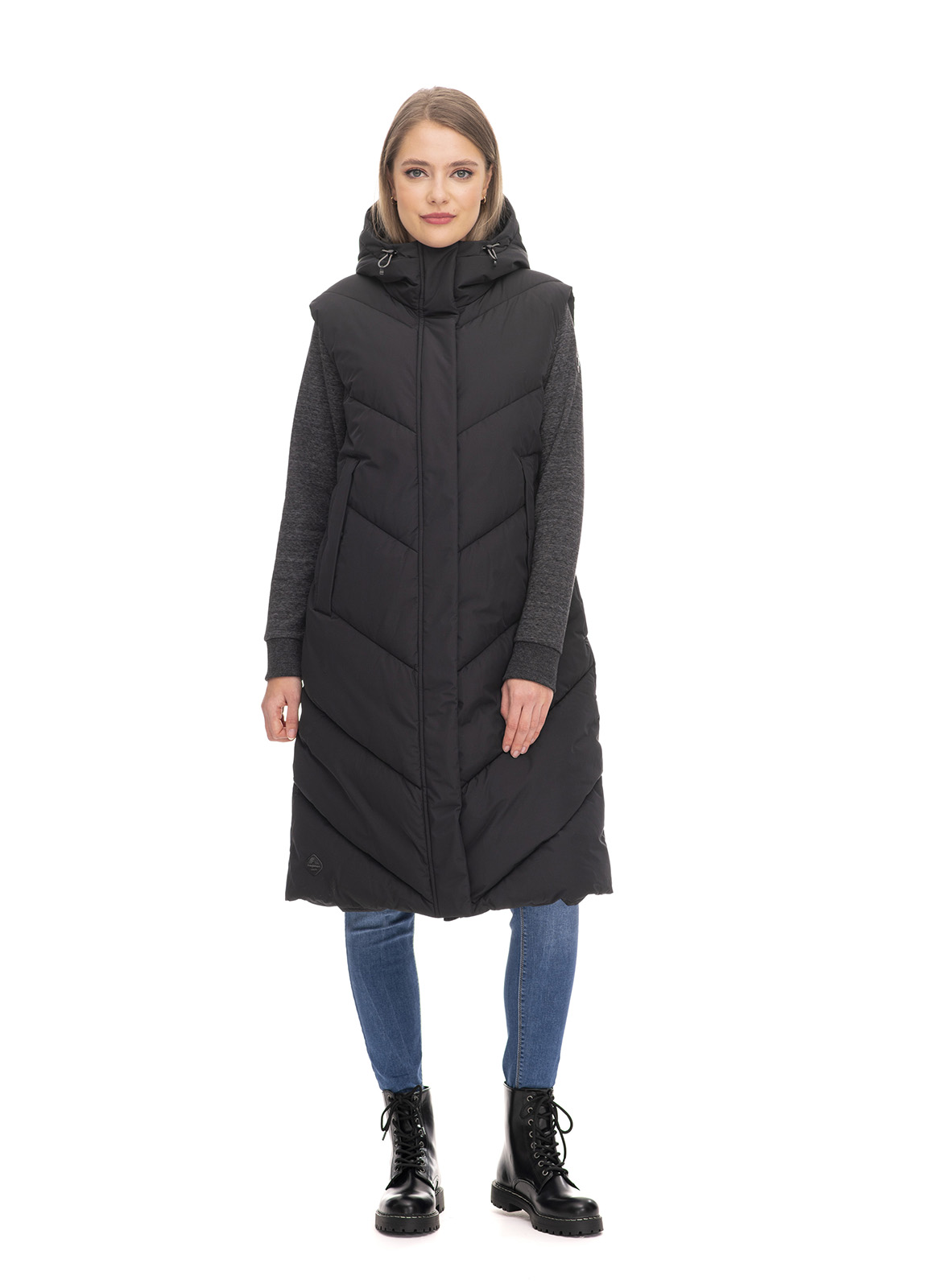ragwear Weste SUMINKA Farbe: black