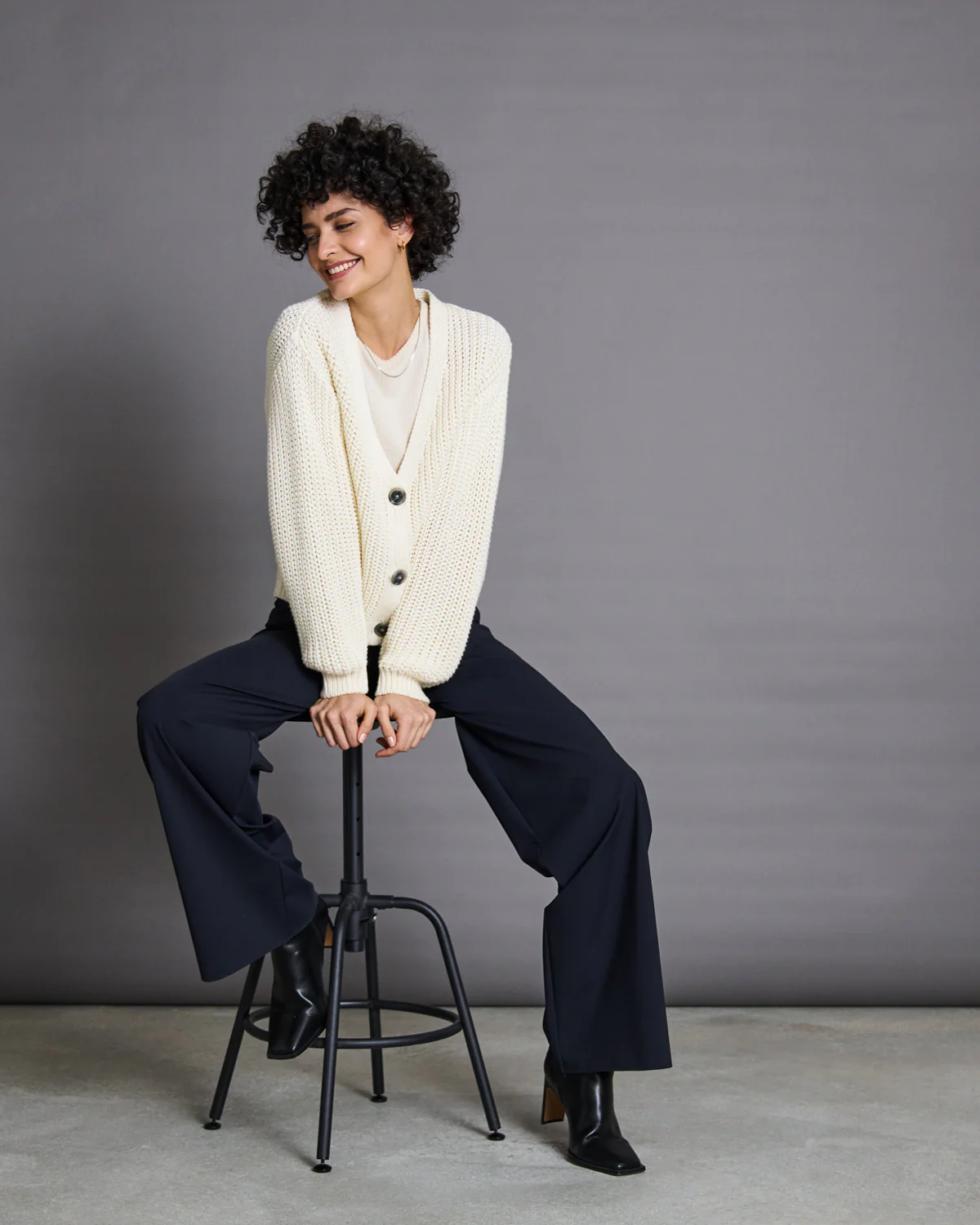 JAN 'N JUNE Cardigan LENA Farbe: offwhite