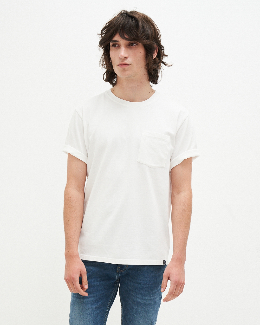 Kuyichi T-Shirt Liampo Tee Farbe: off white