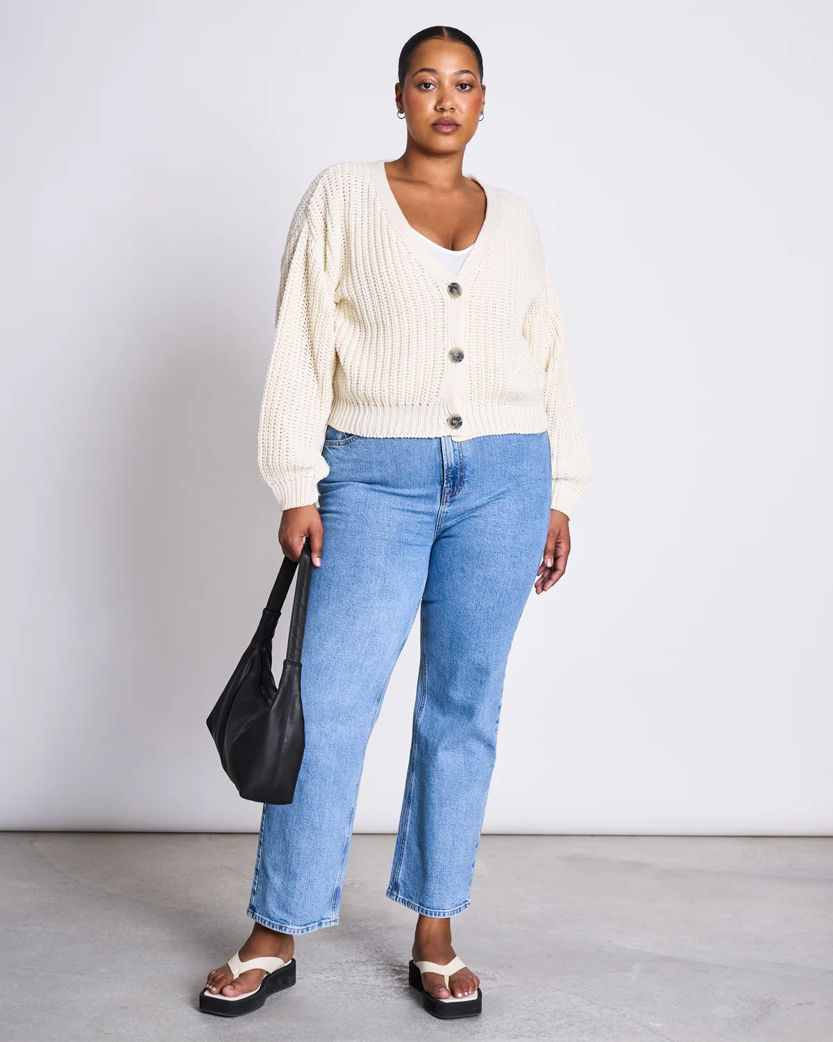 JAN 'N JUNE Cardigan LENA Farbe: offwhite