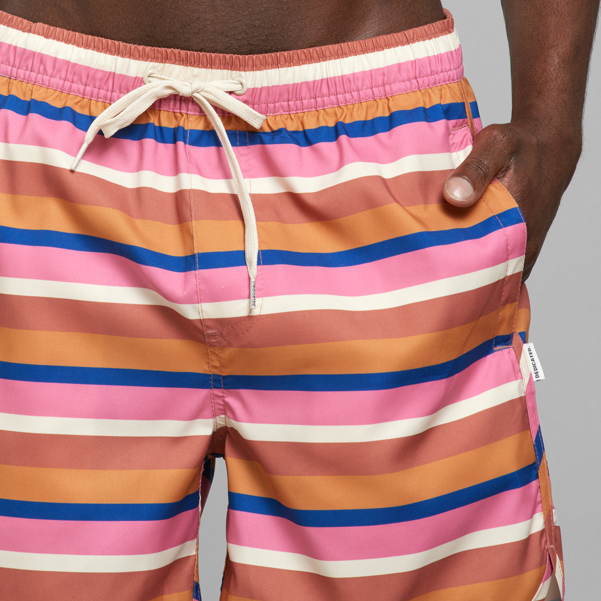 Dedicated  Swim Shorts Sandhamn Irregular Stripe Multi Color