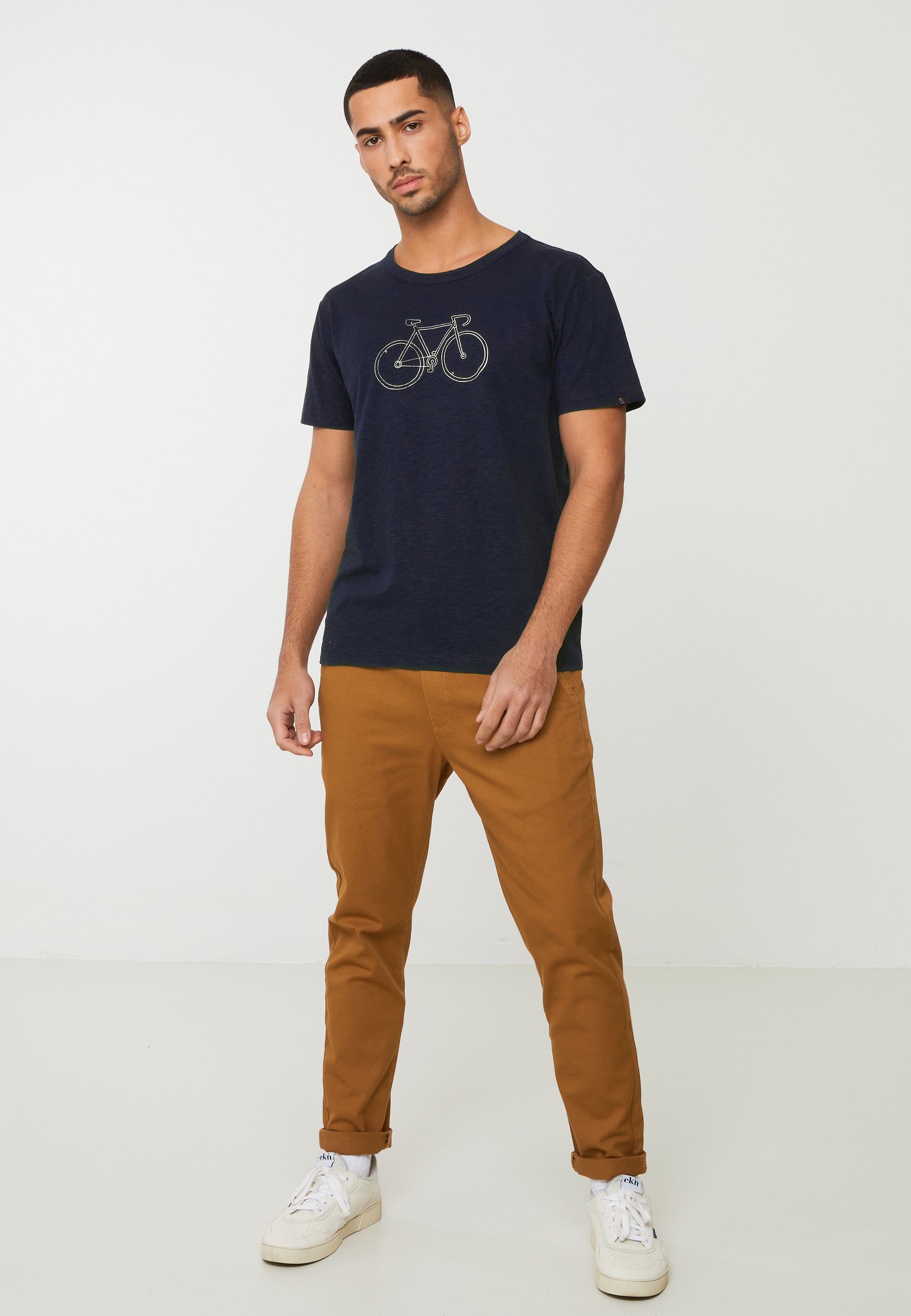 recolution T-Shirt BAY SIMPLE BIKE Farbe: dark navy