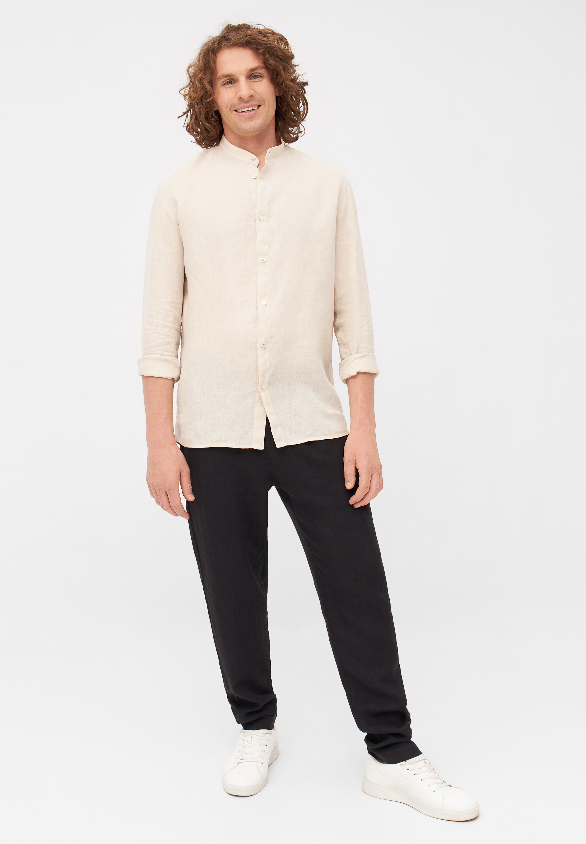 Givn Berlin  Buttoned Shirt Wes Farbe: Beige (Linen)