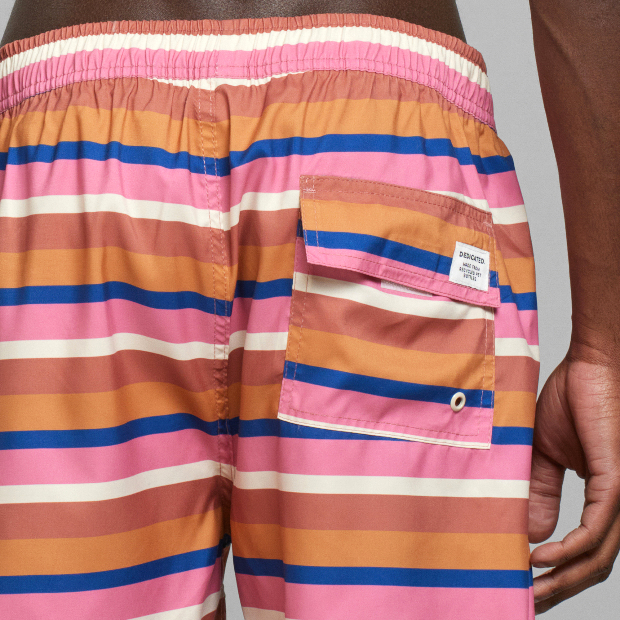 Dedicated  Swim Shorts Sandhamn Irregular Stripe Multi Color